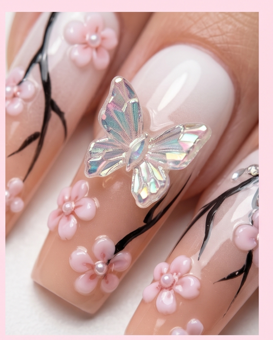 Pink Blossom Claws