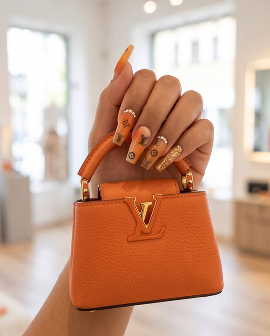 Orange Couture Claws