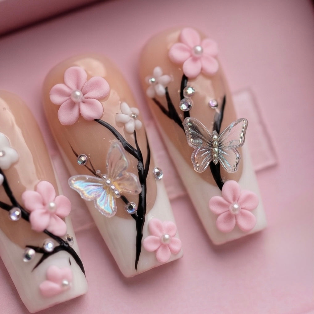 Pink Blossom Claws
