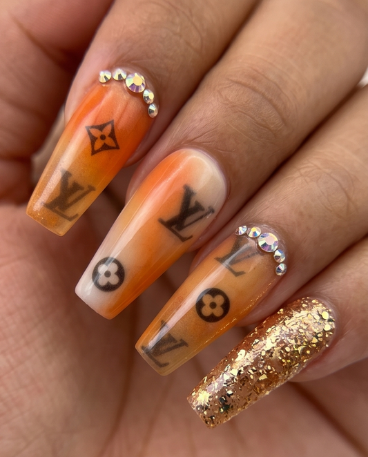 Orange Couture Claws